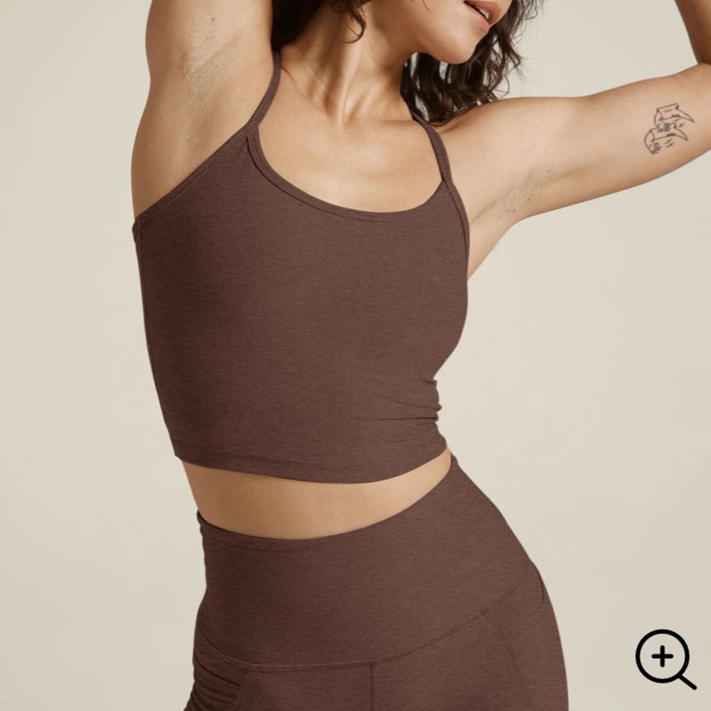 Beyond yoga spacedye Slim Racerback Cropped Tank